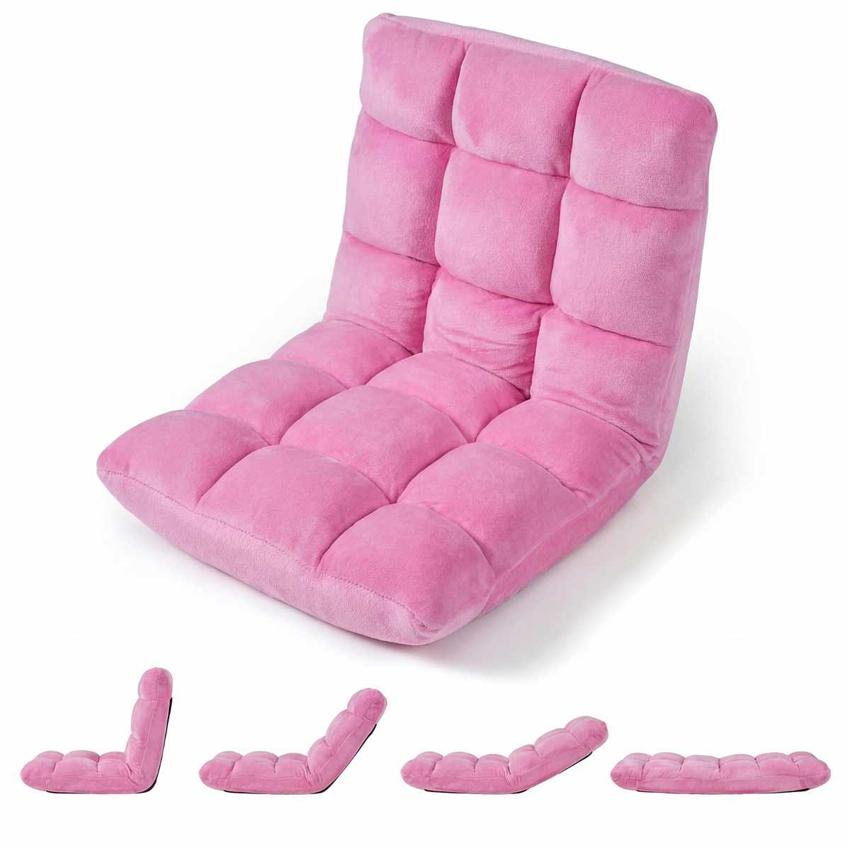 Promotion Grīdas krēsls, 14 pozīcijas, Rozā
