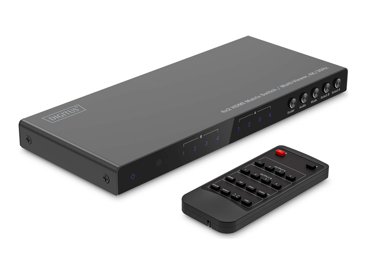 HDMI matricas slēdzis Digitus 4x2 HDMI