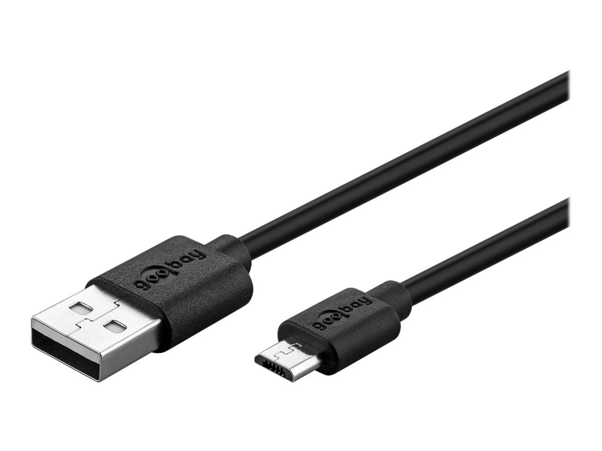 Uzlādes un sinhronizācijas kabelis Goobay Micro-USB