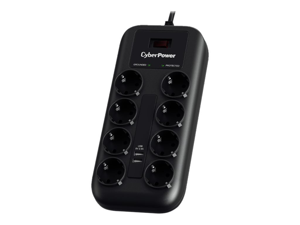 Pagarinātājs CyberPower P0820SUF0-DE, 8 kontaktligzdas, 185