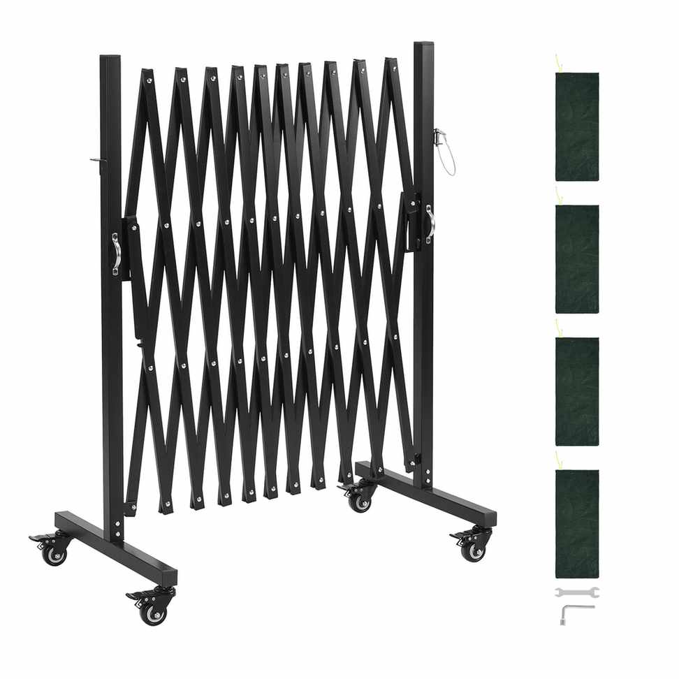 Izplešams drošības norobežojums VEVOR XSJ-S-0002, ar