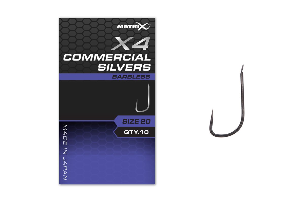 Āķi Matrix X4 Commercial Silvers Nr