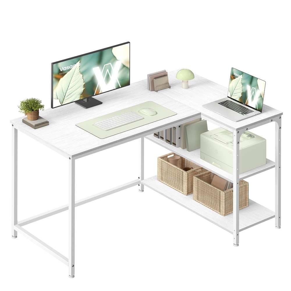 Songmics Stūra datora galds VASAGLE LWD135WF01