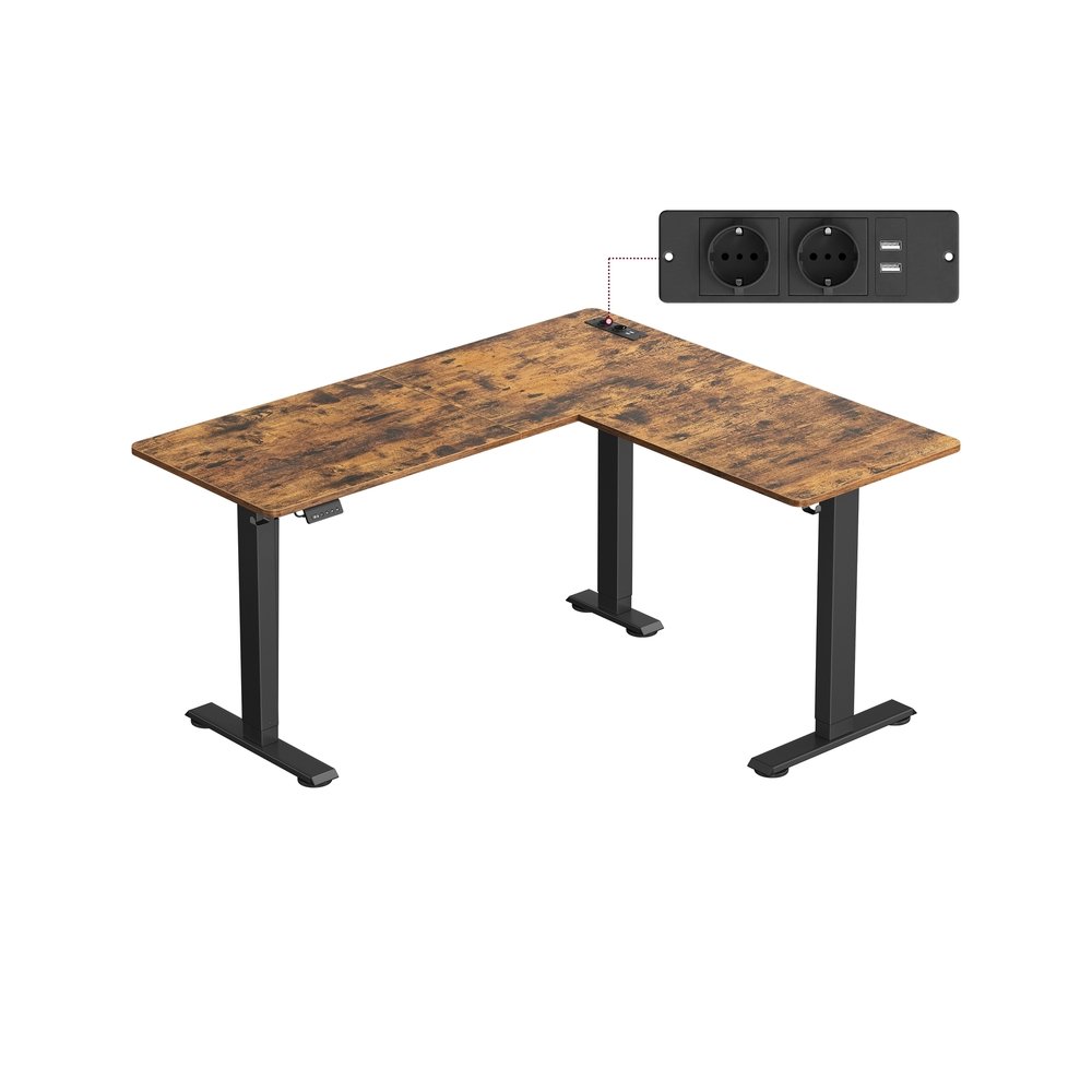 Songmics Stūra rakstāmgalds VASAGLE LSD264K01, 2
