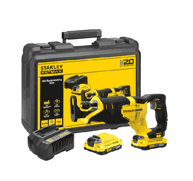 Zobenzāģis Stanley SFMCS300D2K-QW, 2 × 2