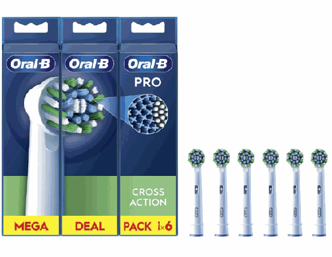 Maināmas zobu birstes galviņas Oral-B EB50RX-6