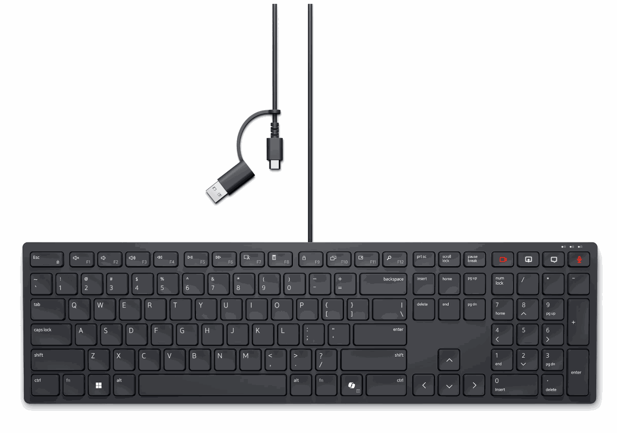 Tastatūra Dell KB525C, vadu