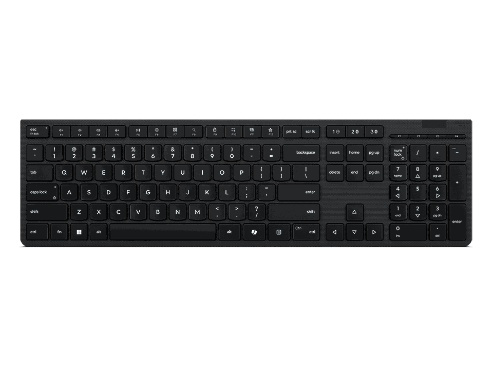 Tastatūra Lenovo Professional Wireless Rechargeable Keyboard