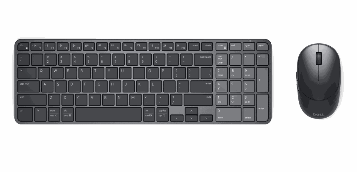 Tastatūras un peles komplekts Dell KM746