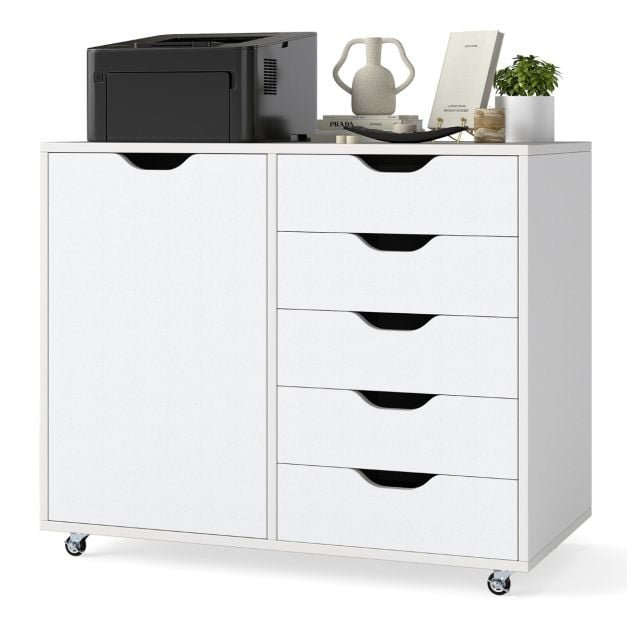 Promotion Komode, 5 atvilktnes un skapis