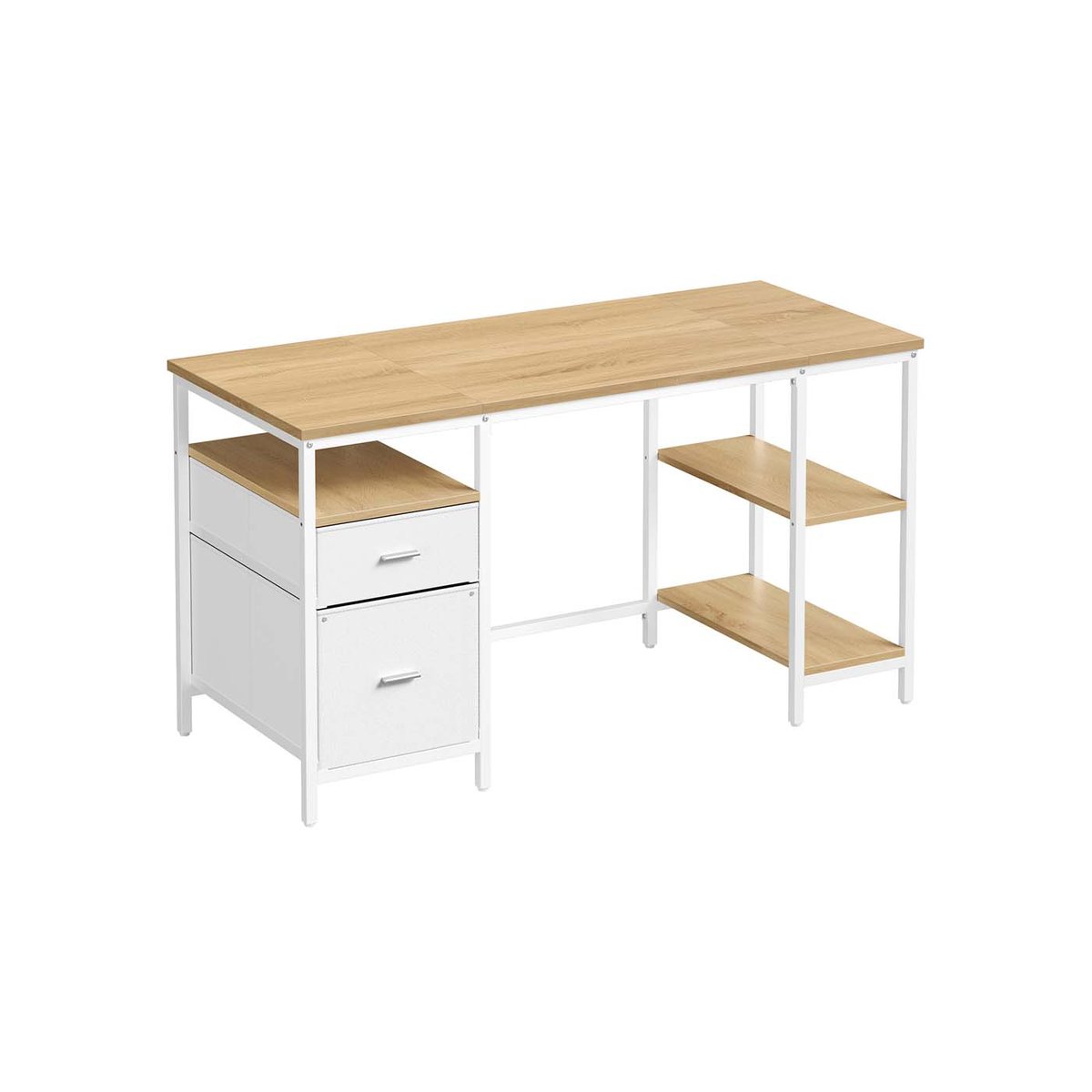 Songmics Datorgalds VASAGLE LWD047B16, 2 plaukti