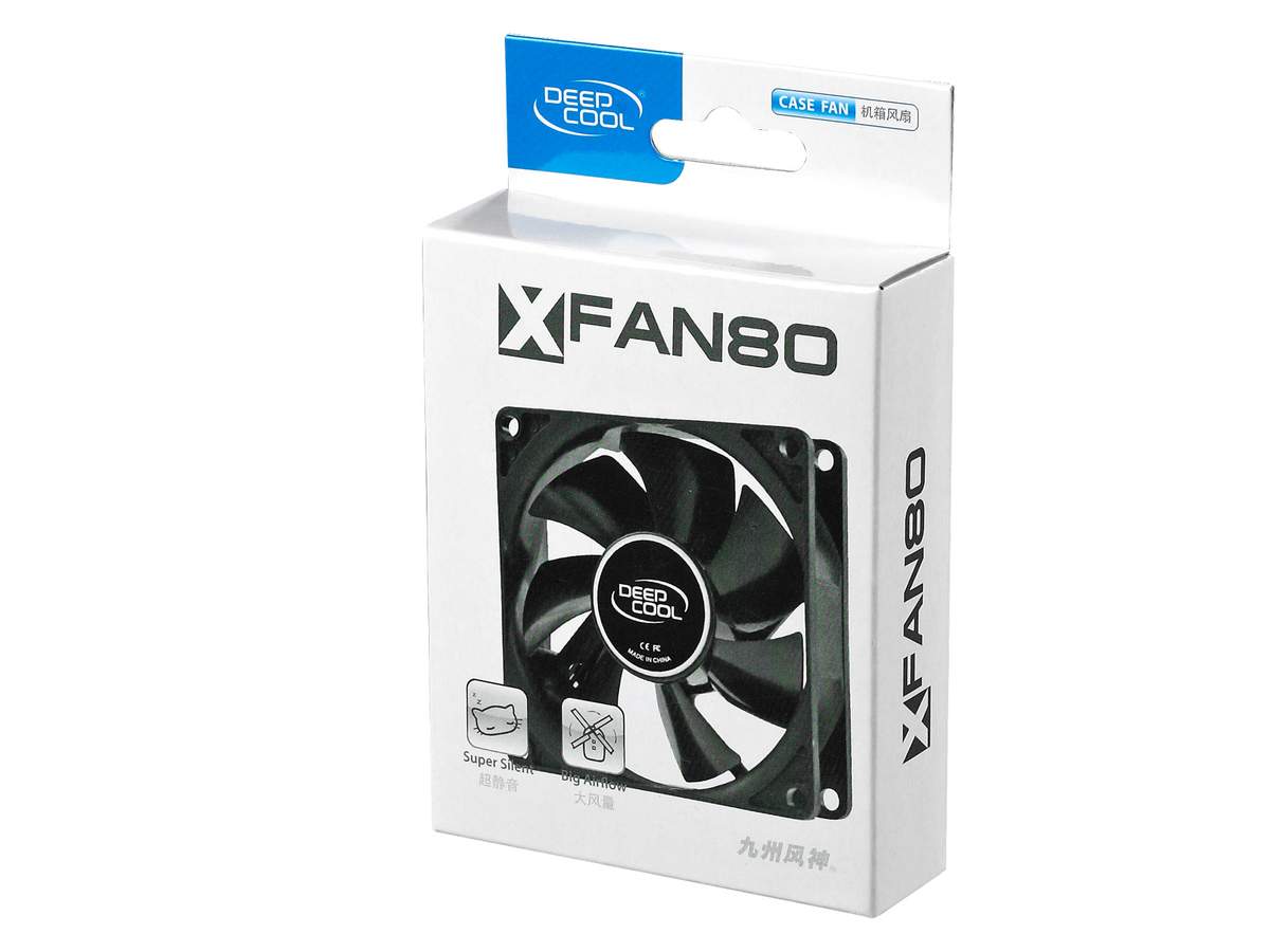 Datora korpusa ventilators Deepcool, 2 kontaktu