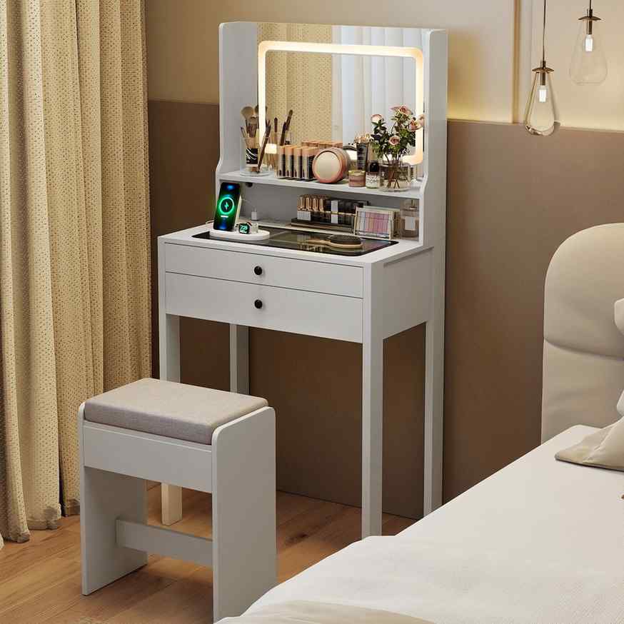Promotion Kosmētikas galdiņš, ar spoguli un