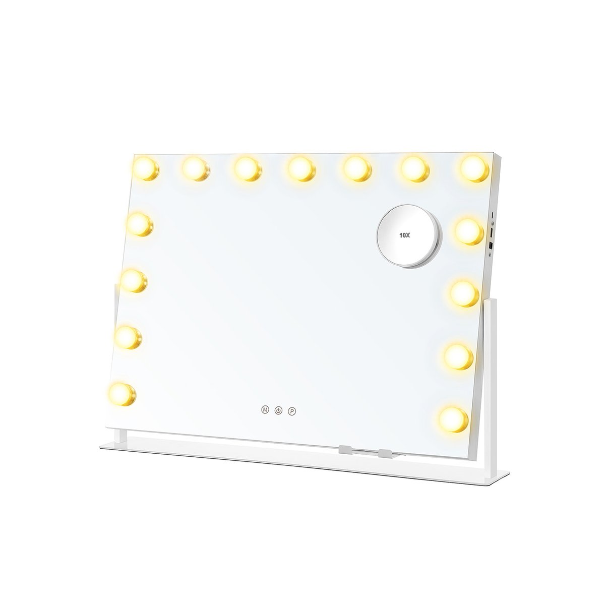 Kosmētikas spogulis SONGMICS, 15 LED spuldzītes