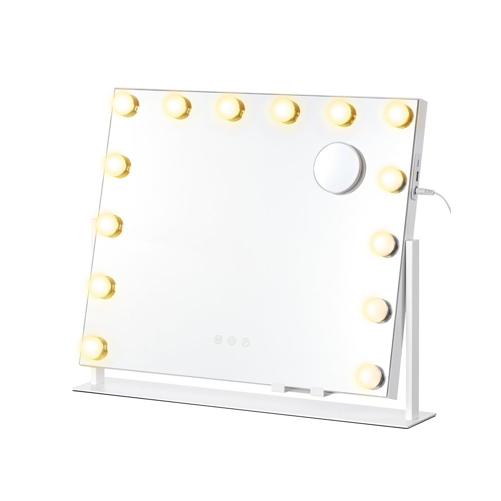 Kosmētikas spogulis SONGMICS LWM001W02, 15 LED