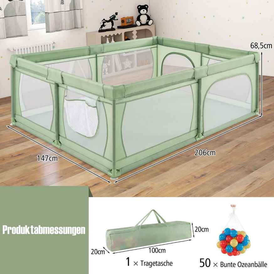 Promotion Bērnu rotaļu manēža, 50 bumbiņas