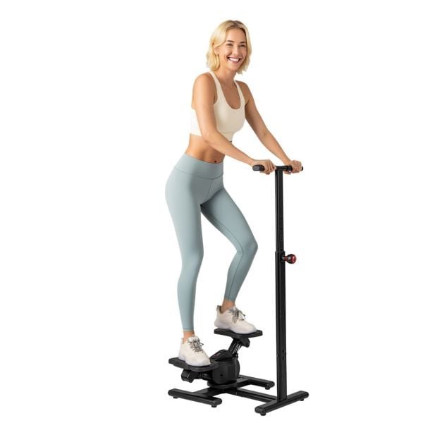 Promotion Kāpņu trenažieris, 360° rotācija, Melns