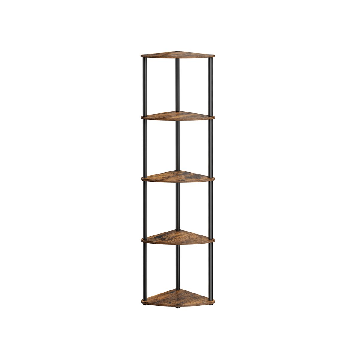 Songmics Plaukts 38,3x27x139 cm, brūns/melns