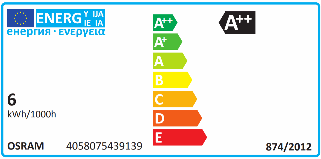 LED spuldze Osram Parathom Classic LED