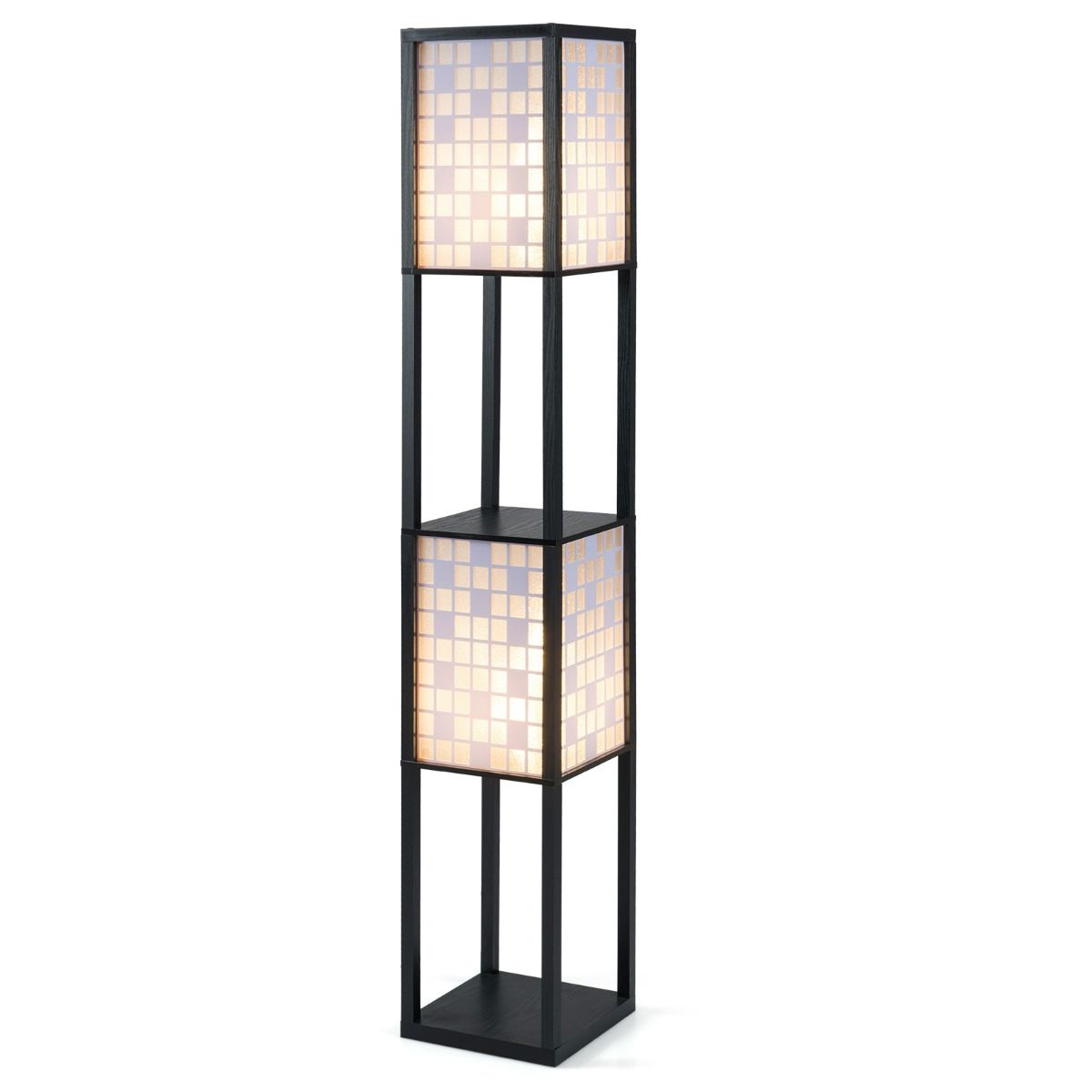 Promotion Plaukta stāvlampa, 2 abažūri, 2