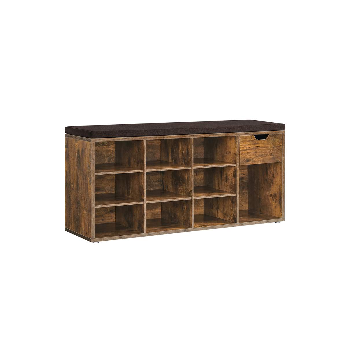 Songmics Apavu sols ar plauktiem 30x104x48cm