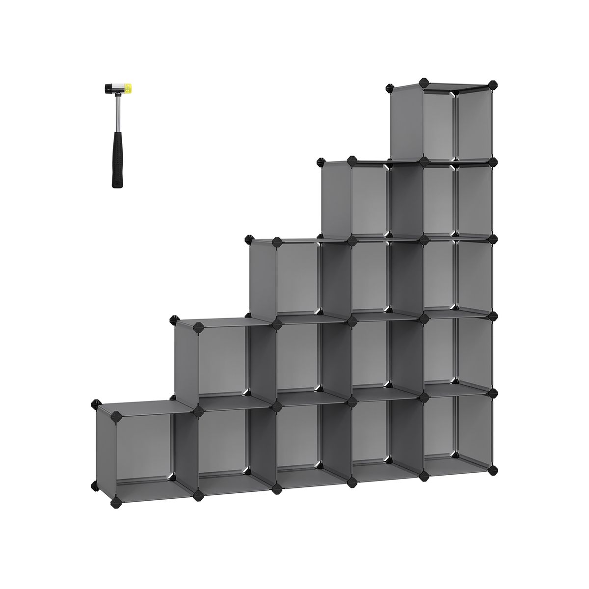 Songmics 15 apavu kastu komplekts 30x30x30cm