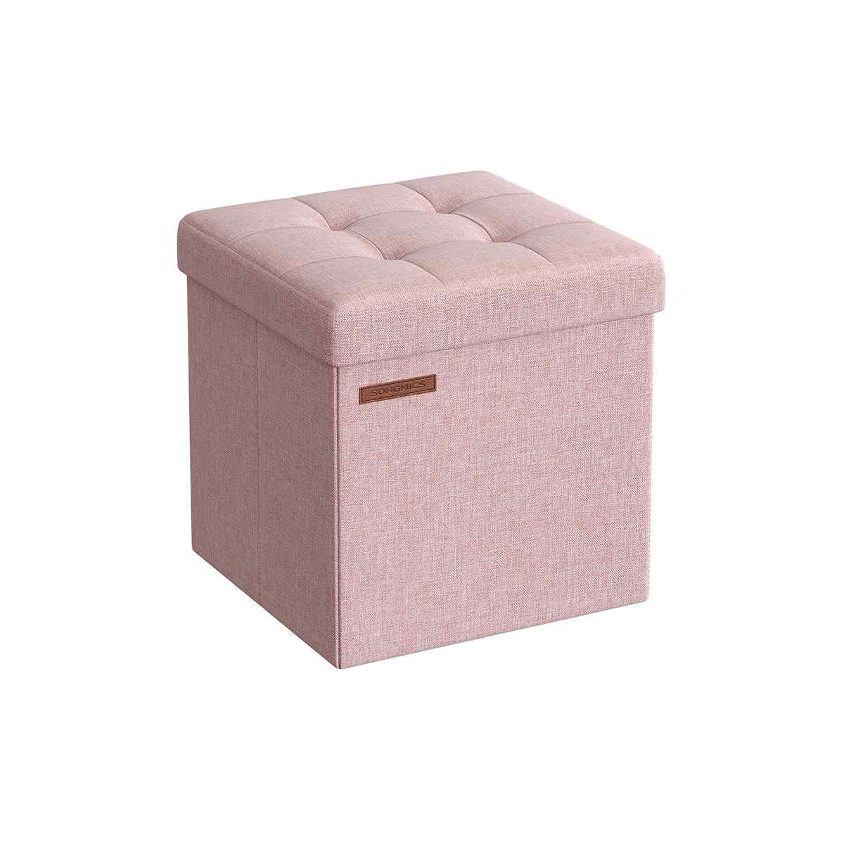 Songmics Pufs ar uzglabāšanas vietu 30x30x30cm