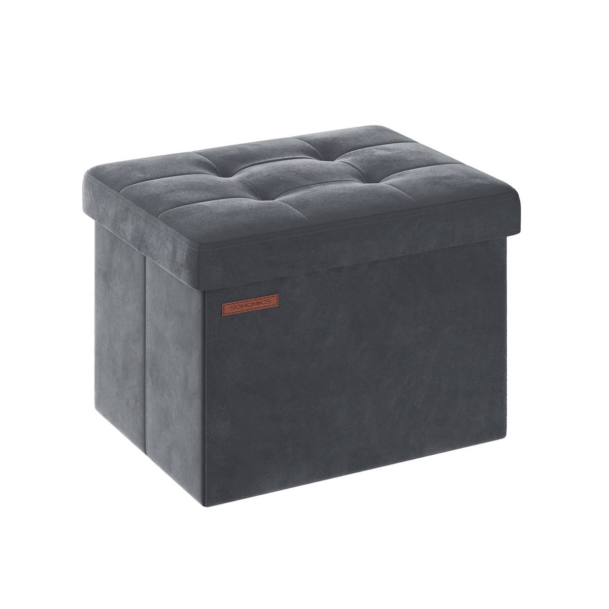 Songmics Pufs ar uzglabāšanas nodalījumu 31x41x31cm