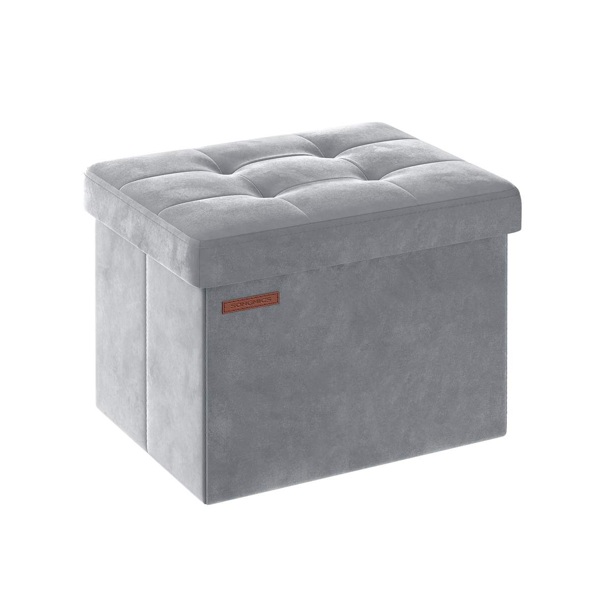 Songmics Pufs ar uzglabāšanas nodalījumu 31x41x31cm