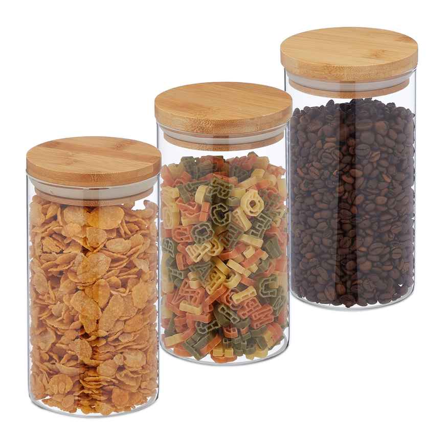 Pārtikas uzglabāšanas trauki Relaxdays 10039479.0