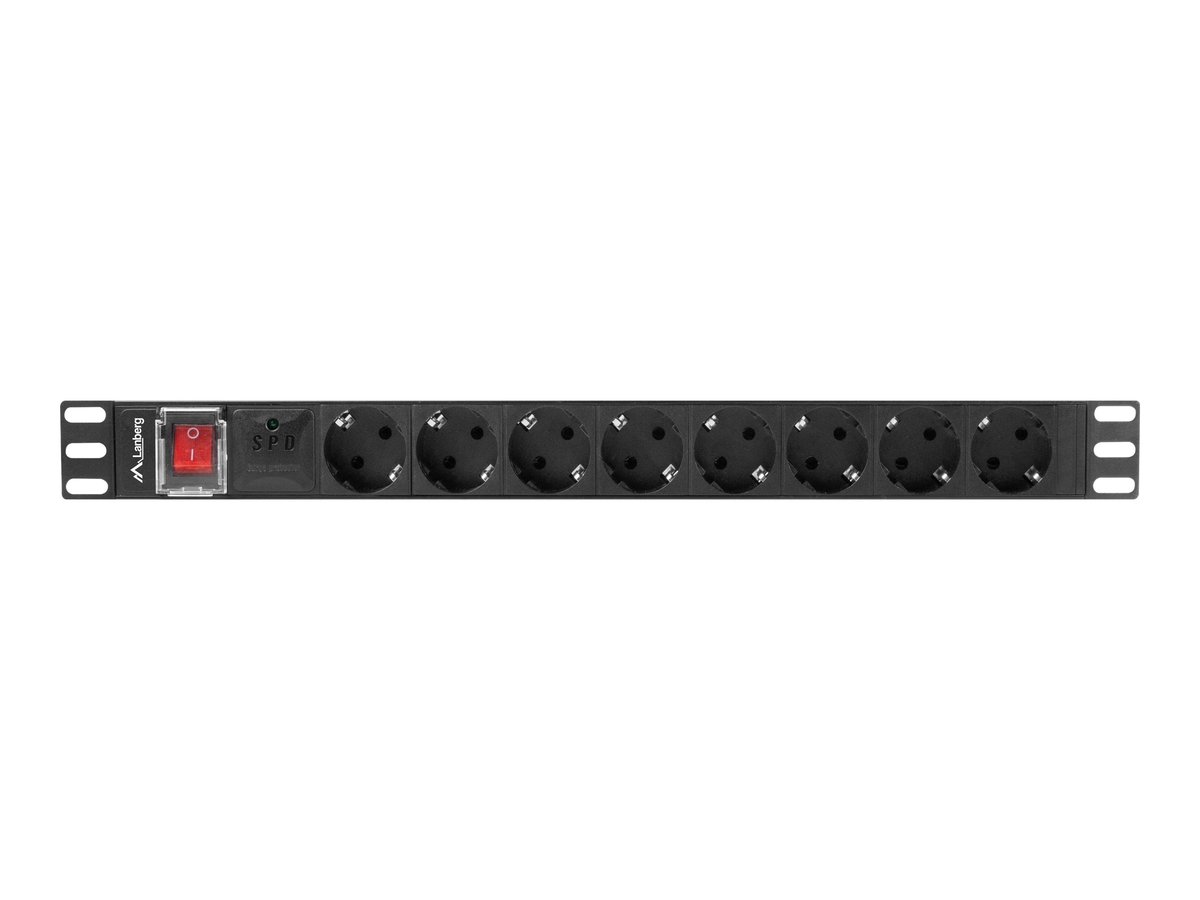 Barošanas sadales bloks "Lanberg" PDU-08F-0200-BK