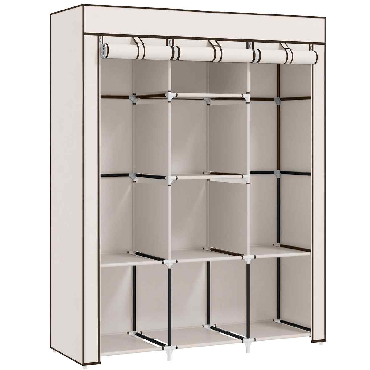 Aosom Auduma skapis Homcom 125x43x162,5cm