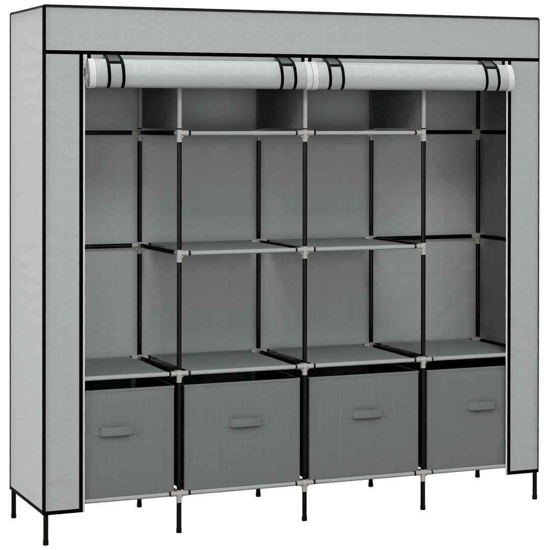 Aosom Auduma skapis Homcom 166x42,5x169