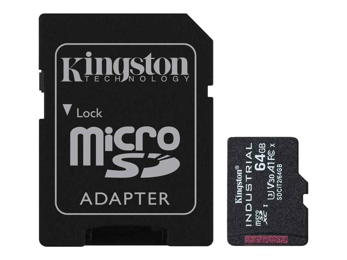 MicroSDHC/SDXC Industrial Card atmiņas karte Kingston