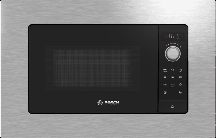 Mikroviļņu krāsns Bosch BFL623MS3, iebūvējama, 20
