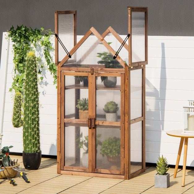 Promotion Mini siltumnīca, Ar 3 plauktiem