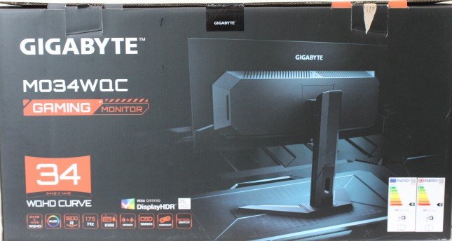 Monitors GIGABYTE MO34WQC EK1