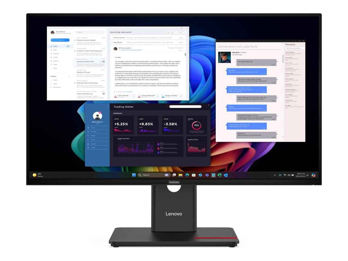 Monitors Lenovo ThinkVision T27UD-40