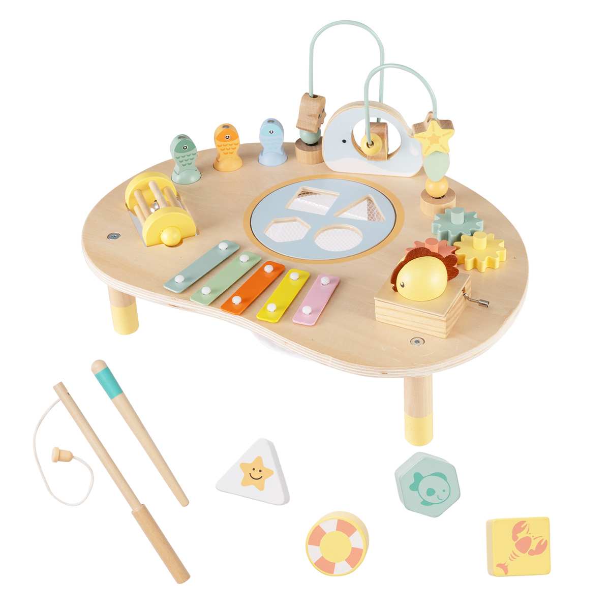 Promotion Montessori aktivitāšu galds, 7 vienā