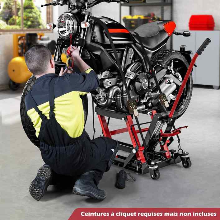 Promotion Motociklu pacēlājs, 3 pacelšanas līmeņi