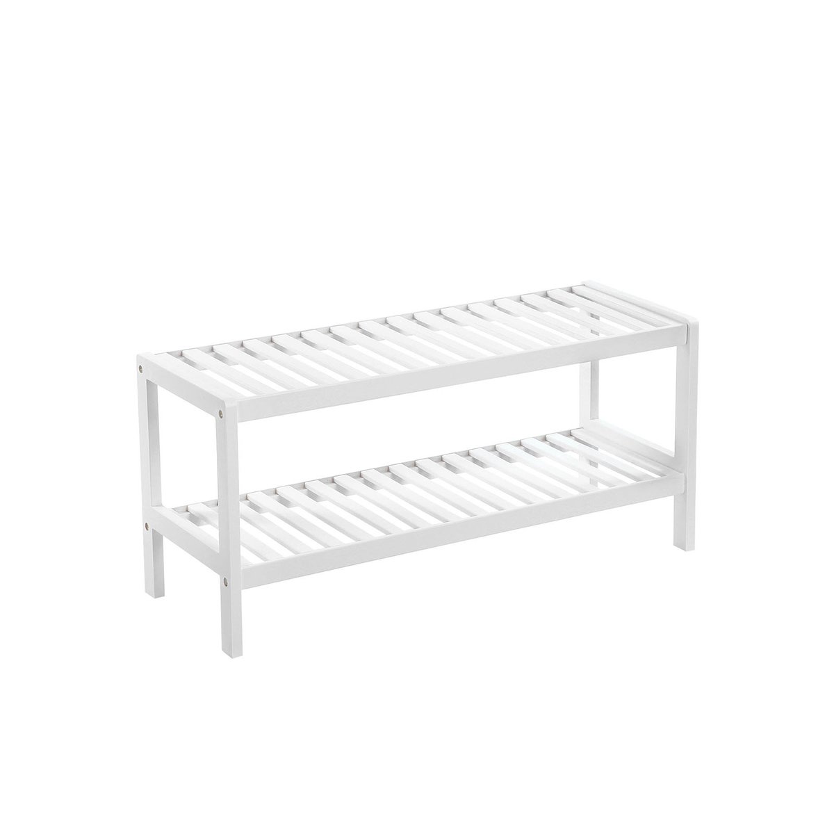Songmics Apavu plaukts 70x26x33 cm, balts
