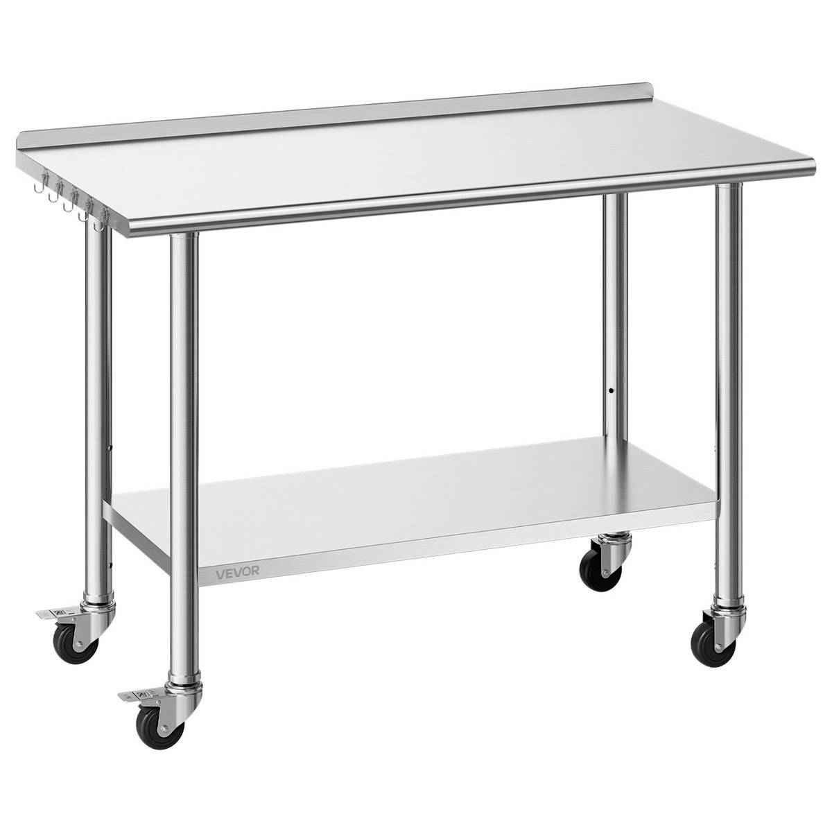 Vevor Nerūdijančio plieno darbo stalas 61x122