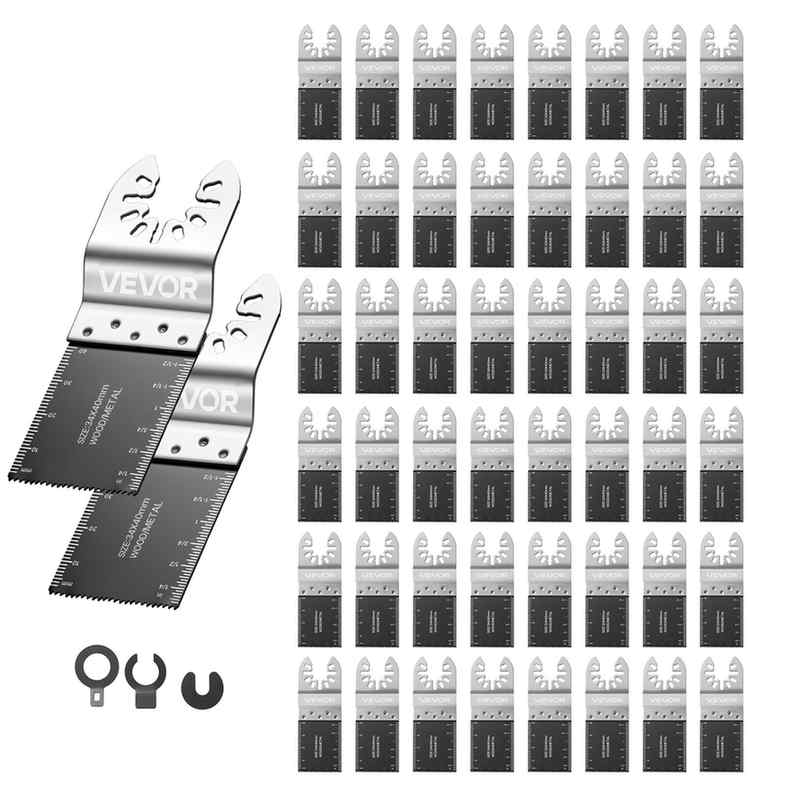 Oscilējošā instrumenta asmeņi VEVOR SS-50PCS, 50