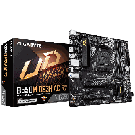 Mātesplate Gigabyte B550M DS3H AC R2