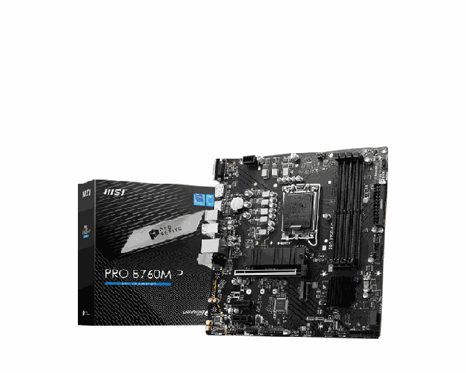 Pamatplate MSI PRO B760M-P, mATX