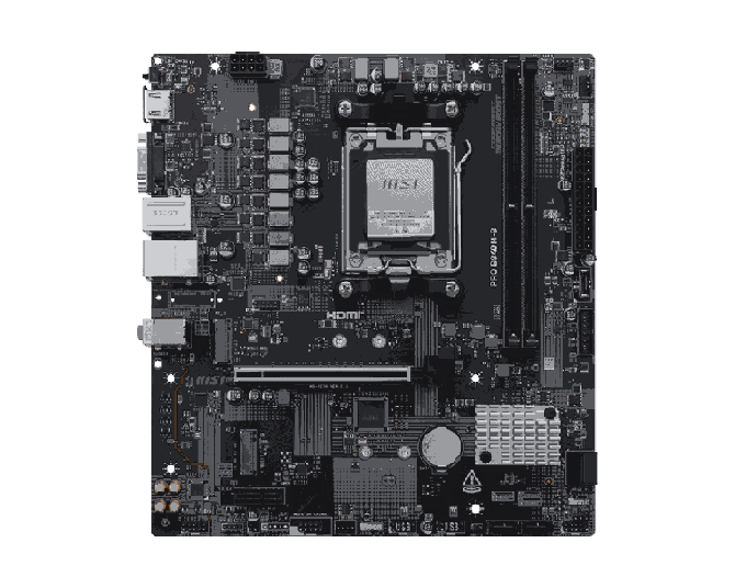 MSI PRO B840M-B mātesplate, AMD, AM5