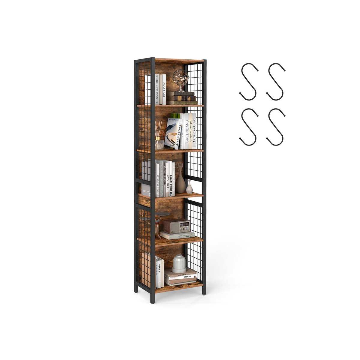 Songmics Brīvi stāvošs plaukts VASAGLE LBC023B01