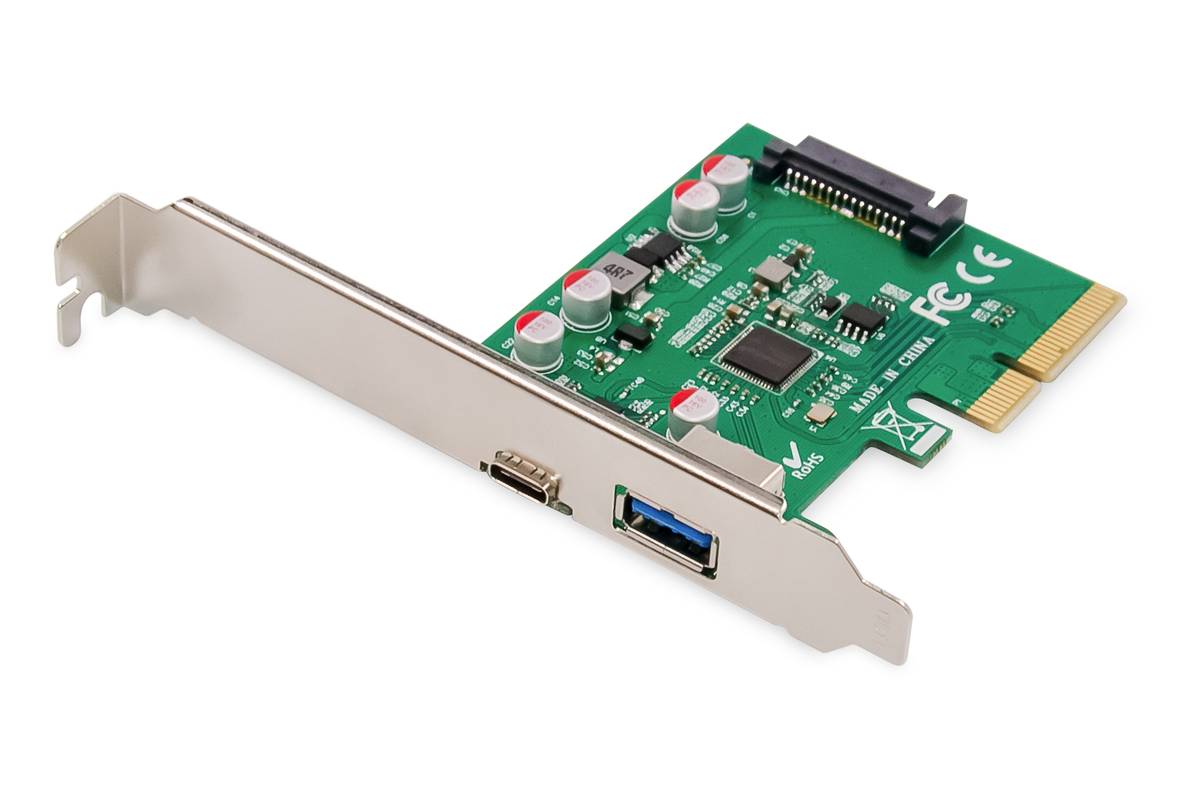 PCIe USB karte Digitus DS-30225, USB-C