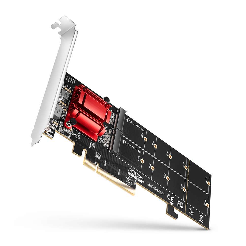 PCIe kontrolieris AXAGON PCEM2-ND, 2 NVMe