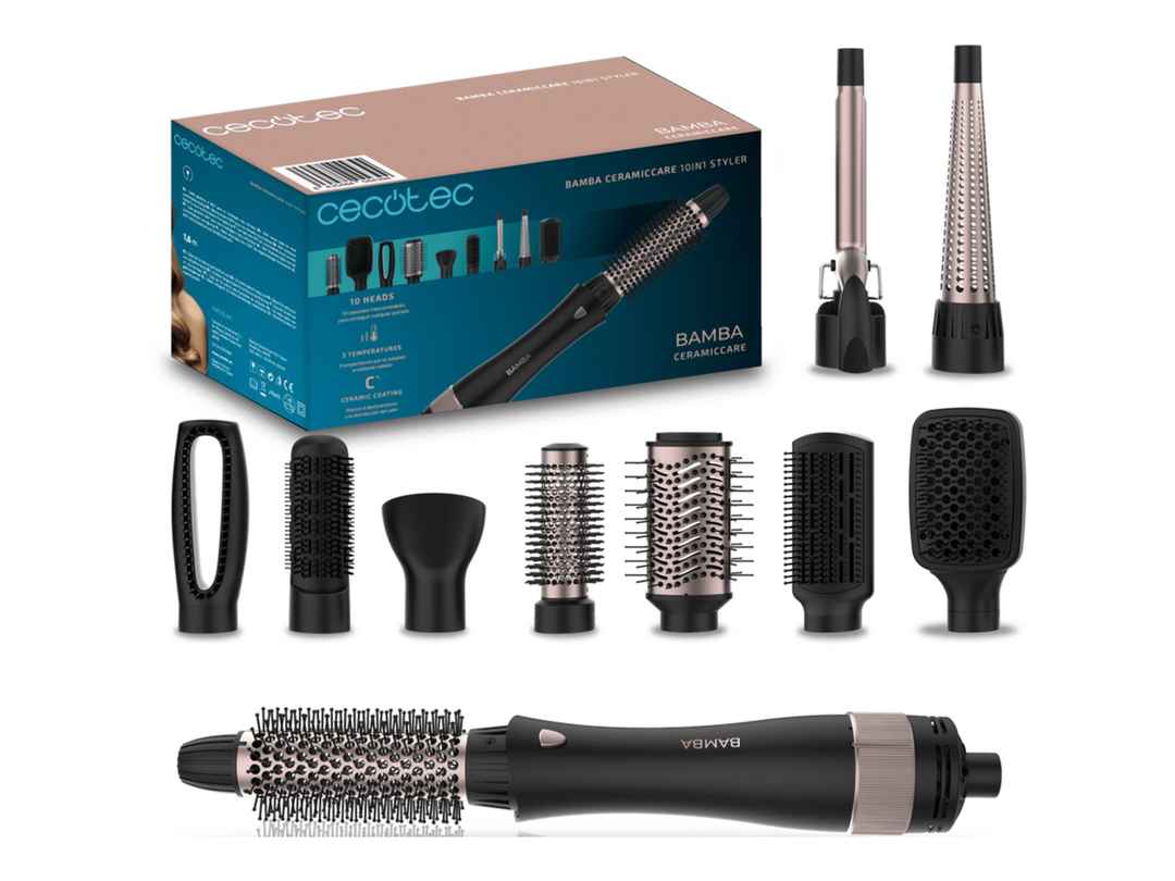 Matu veidošanas suka Cecotec CeramicCare 10in1